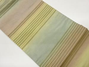 横段模様織出し名古屋帯